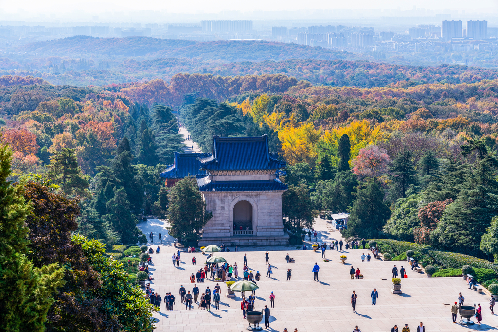 南京中山陵碑亭