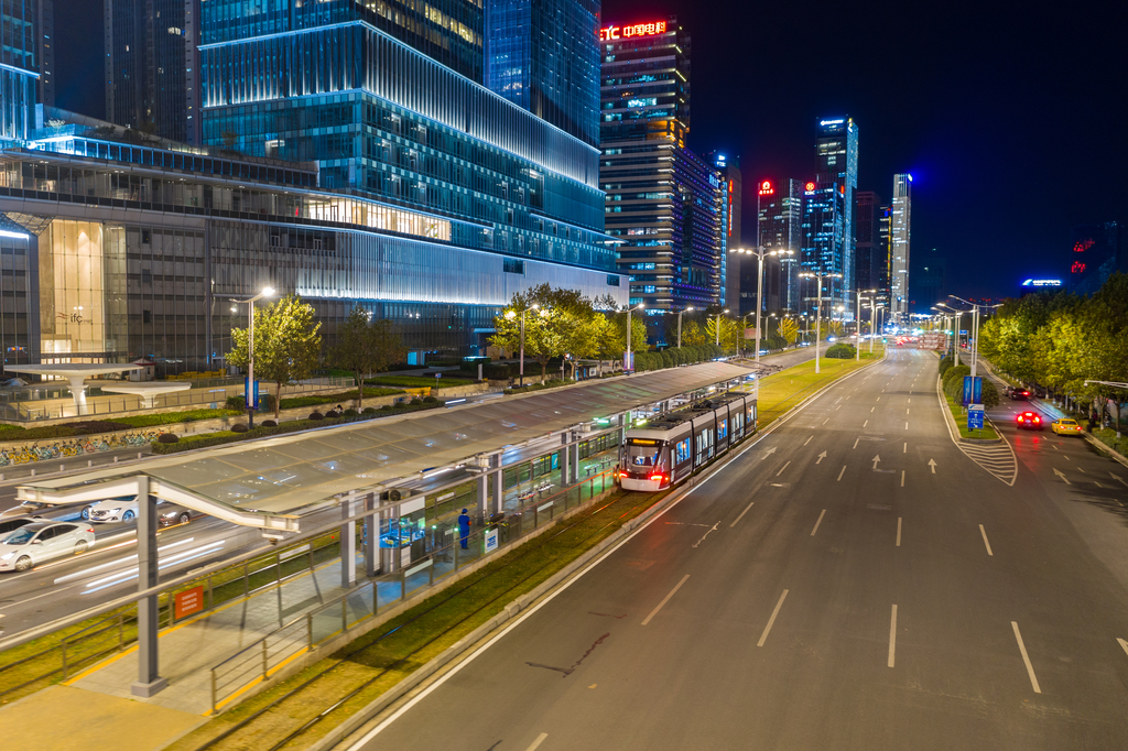 南京城市夜景图片