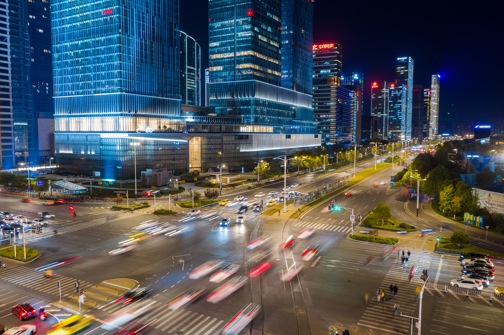 南京城市夜景图片