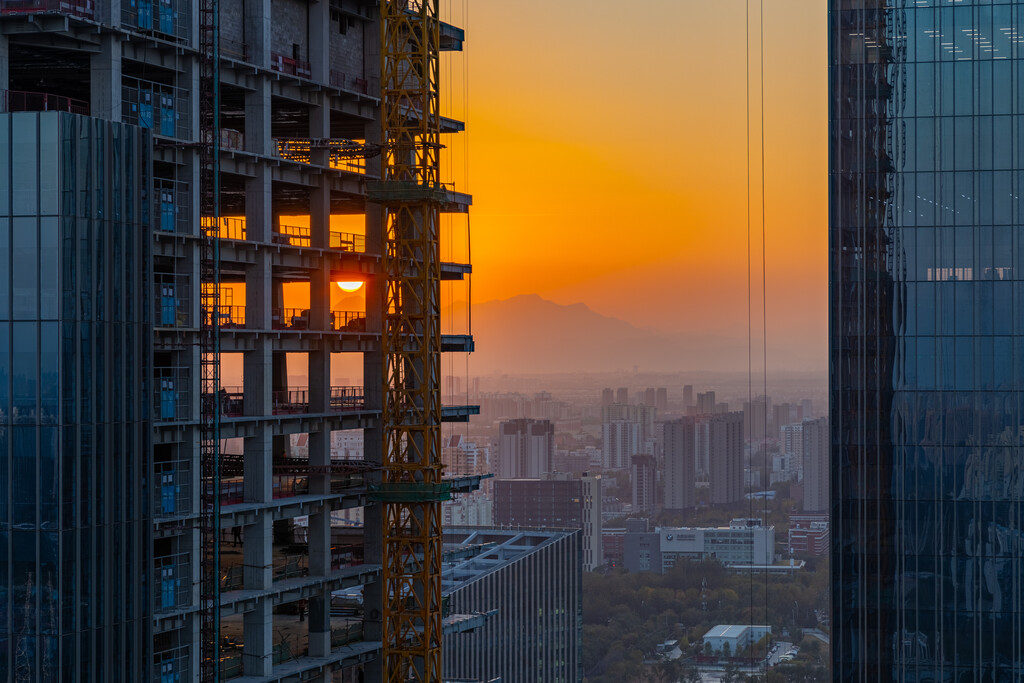 建设中的北京丽泽商务区图片