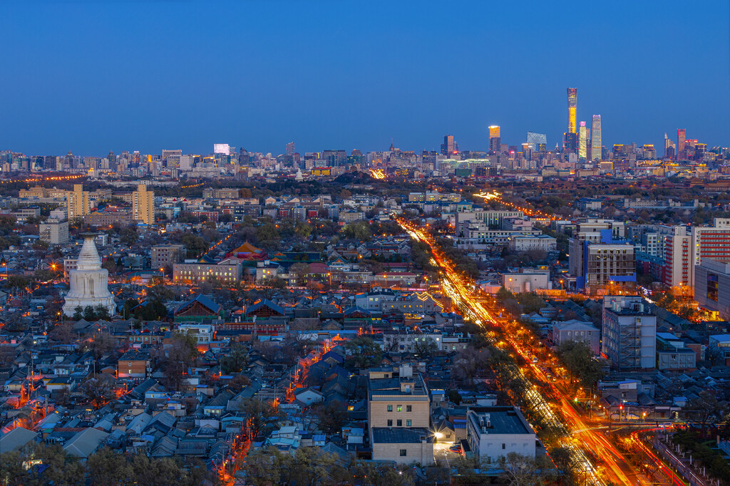 北京城市夜景