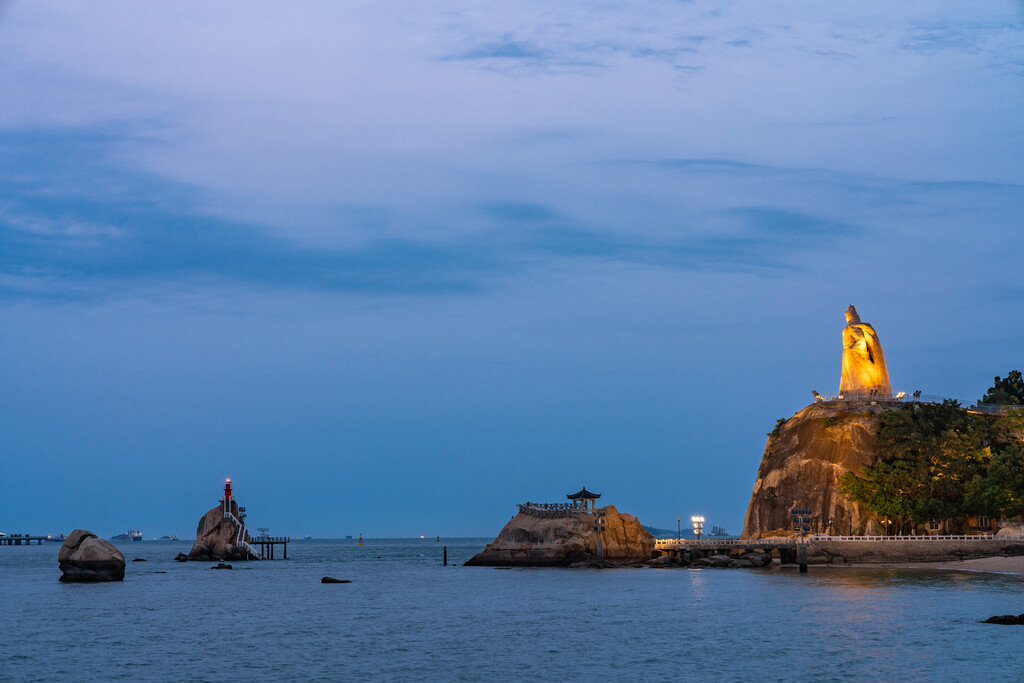 厦门鼓浪屿夜景图片