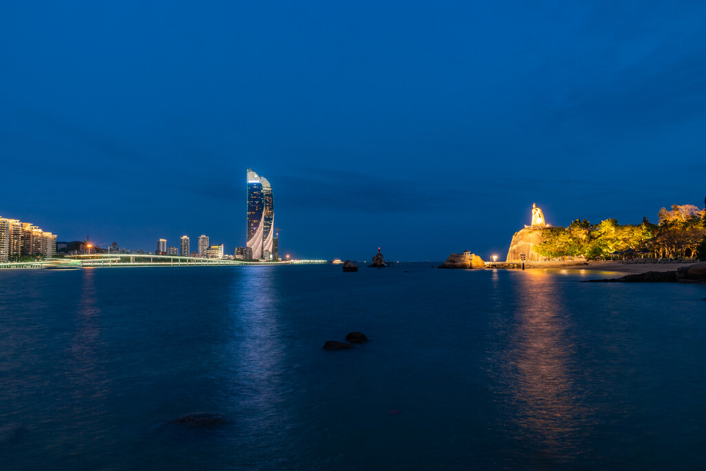 厦门鼓浪屿夜景图片