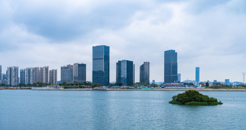 厦门海沧湖水秀公园图片