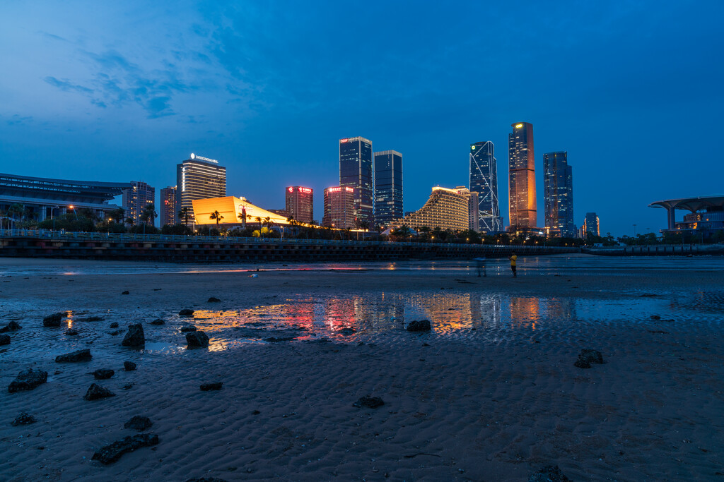 厦门国际会议中心夜景图片