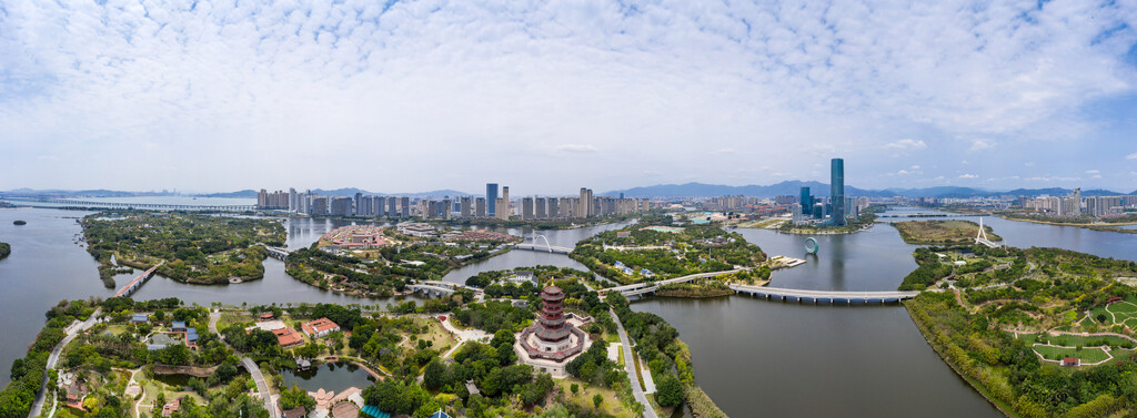 鸟瞰厦门全貌图片