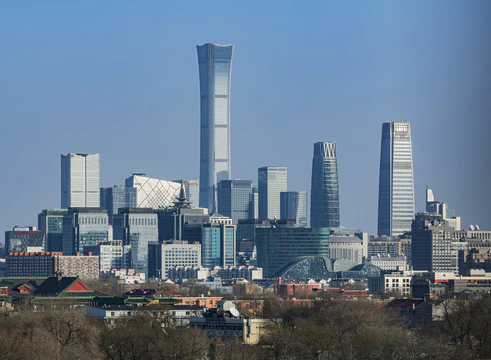 北京CBD风光图片