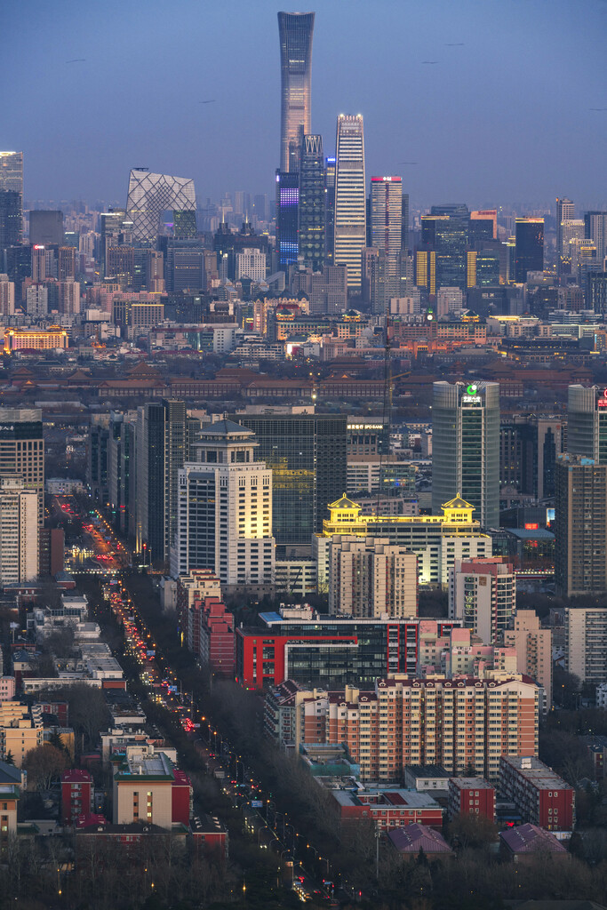 北京CBD夜景