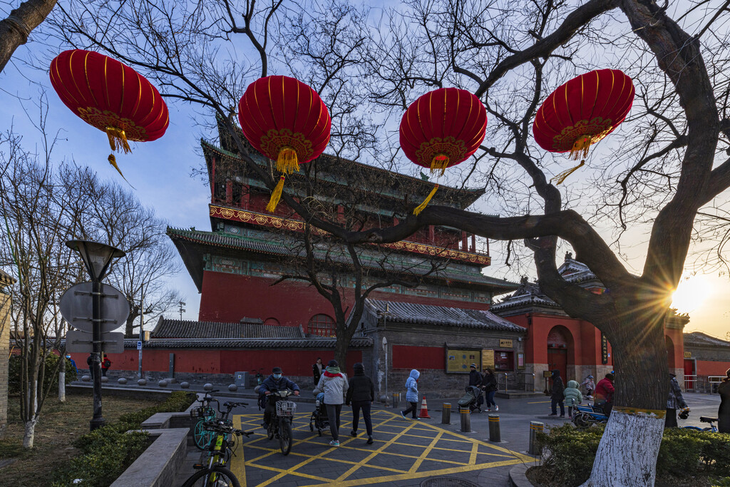 北京鼓楼风光图片