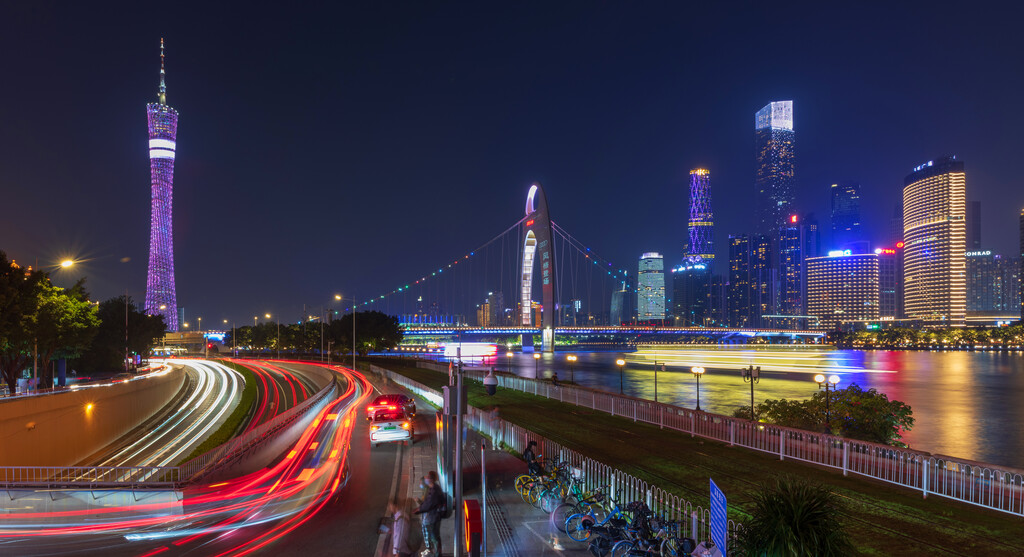 广州城市夜景图片