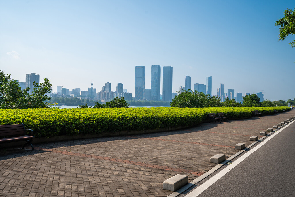 橘子洲街景图片