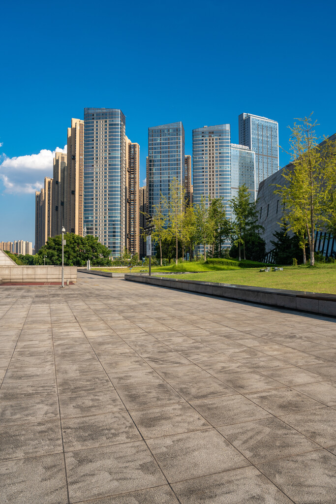 长沙滨江文化园建筑广场图片