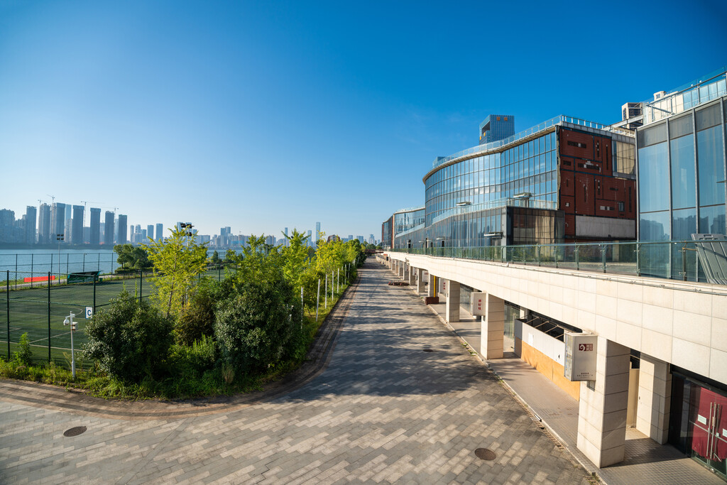 湖南金融广场摩天大楼建筑群图片