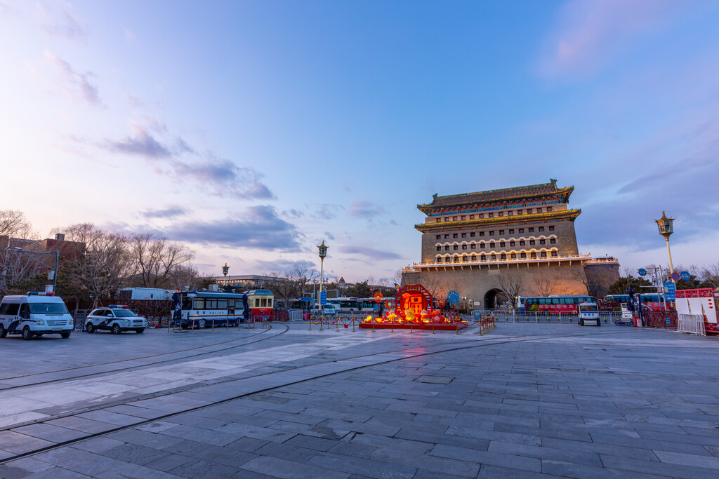 北京前门正阳门箭楼图片