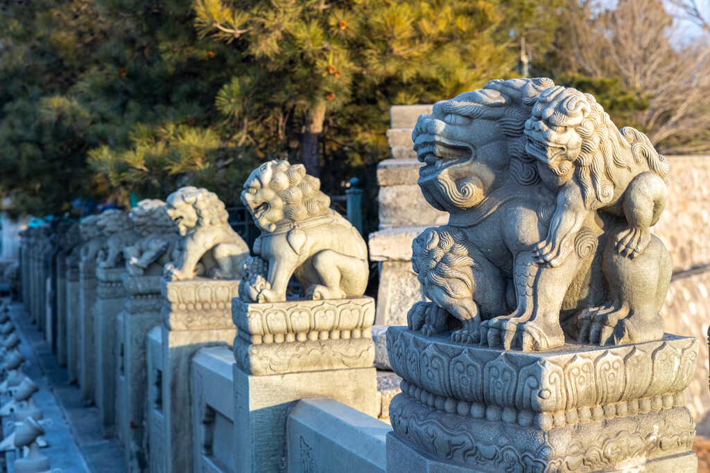 北京卢沟桥石狮子