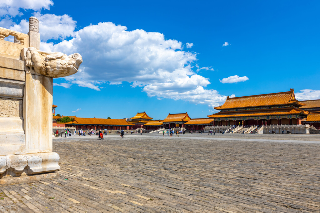 北京故宫太和门图片