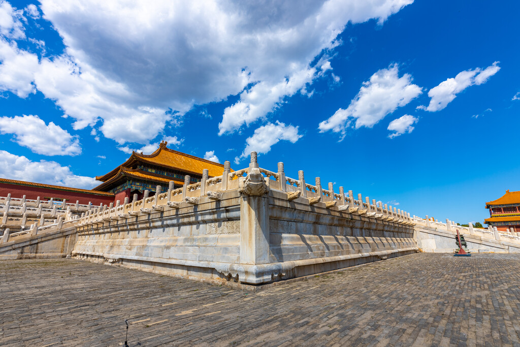 北京故宫太和门图片