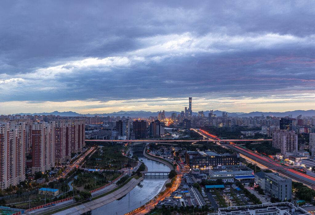 北京通惠河沿岸住宅图片