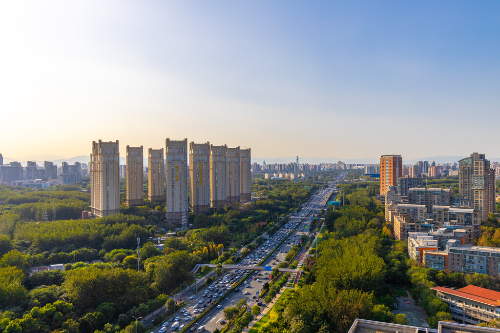 北京北四环城市风光图片