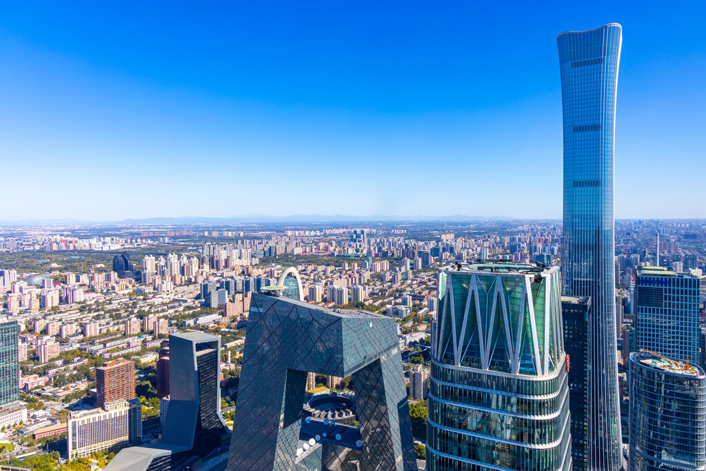 北京国贸CBD中央商务区地标建筑图片