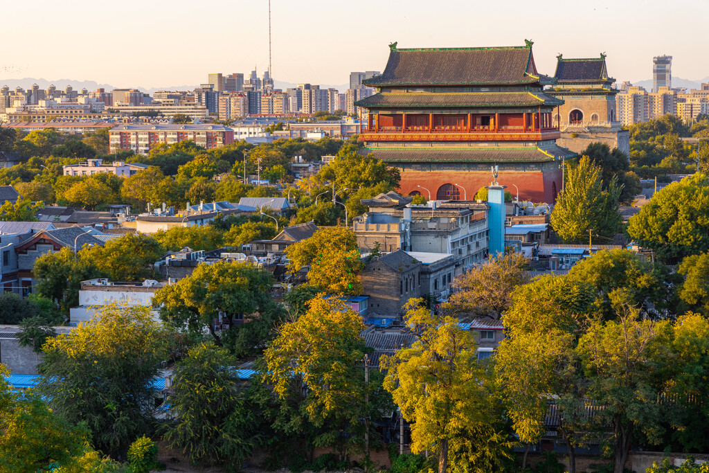 北京鼓楼大街风光图片