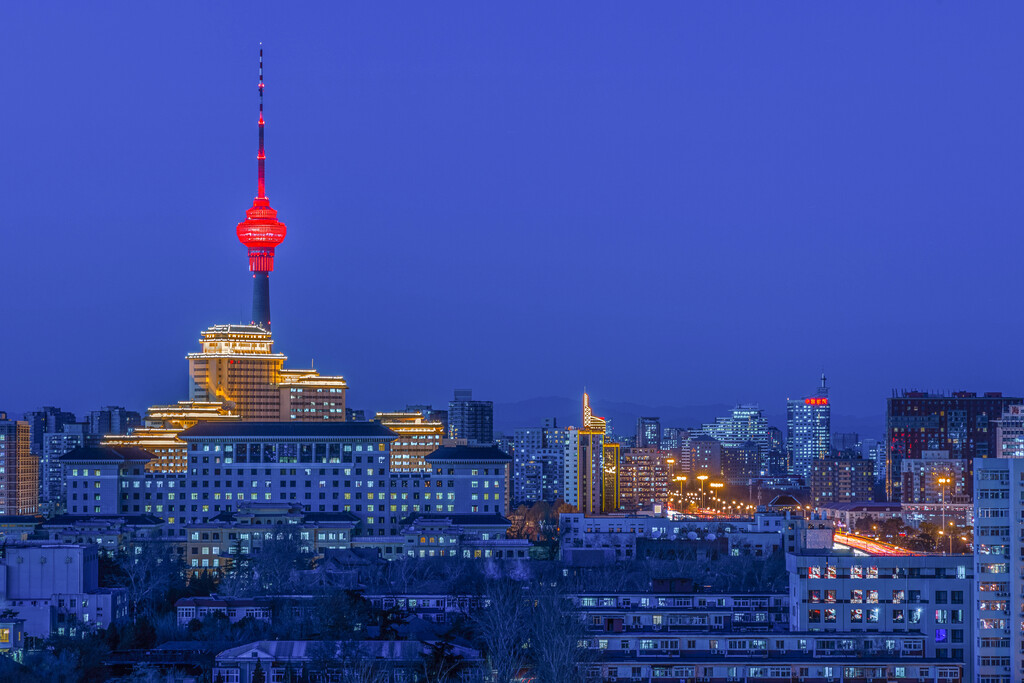 北京城市夜景